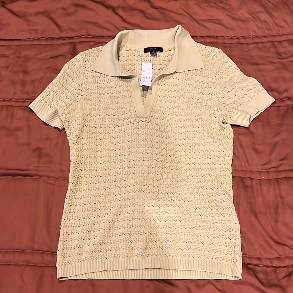 J.Crew Pointelle Knit top